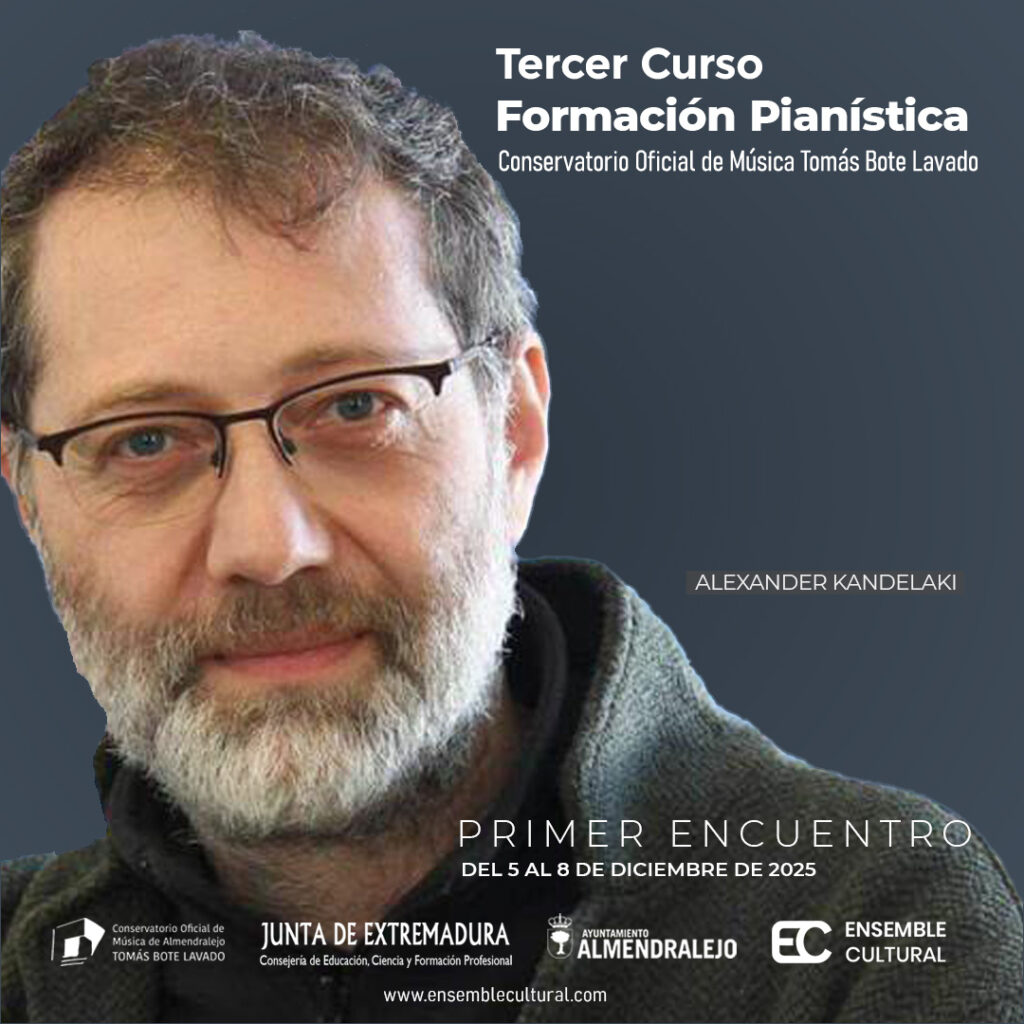 Alexander Kandelaki en el III Curso de Formación Pianística